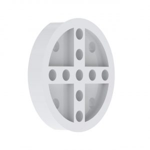 Alternative view of White Rhino Ceramic Screen Honeycomb – 100CT Jar