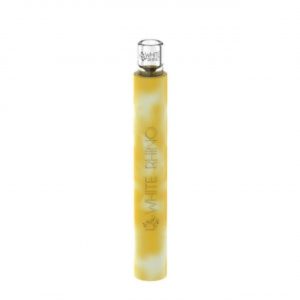 White Rhino Chillum To Straw Quartz Glow in the Dark – Assorted Colors 25CT Display - Image 4