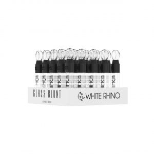 White Rhino Glass Blunt Slider – 25CT Display