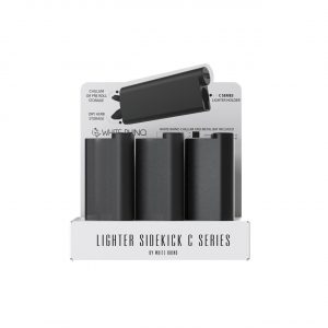 Alternative view of White Rhino Lighter Sidekick C Series Solid Black – 12CT Display