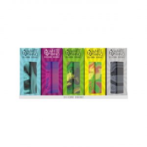 Alternative view of White Rhino Silicone Dugout Original – Assorted Colors 20CT Display