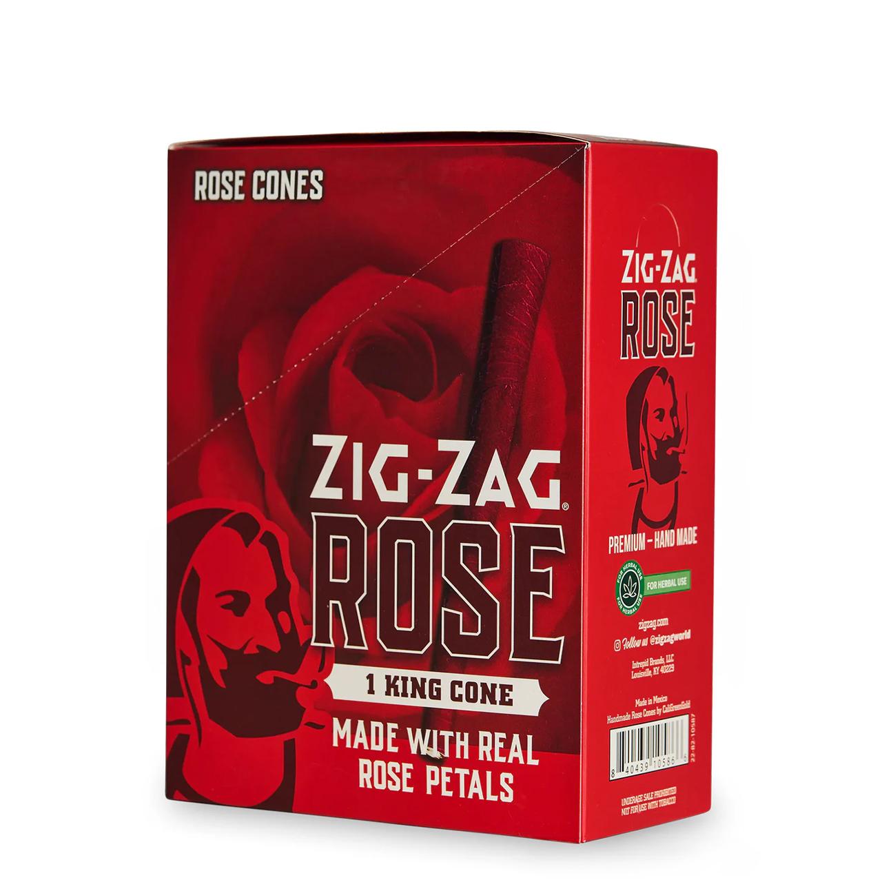 ZIG ZAG KING SIZE – ROSE CONES – 1PK - Image 2