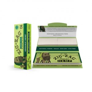 Zig Zag 1-1/4 Leaves+Tips 1PK-50CT Organic Hemp