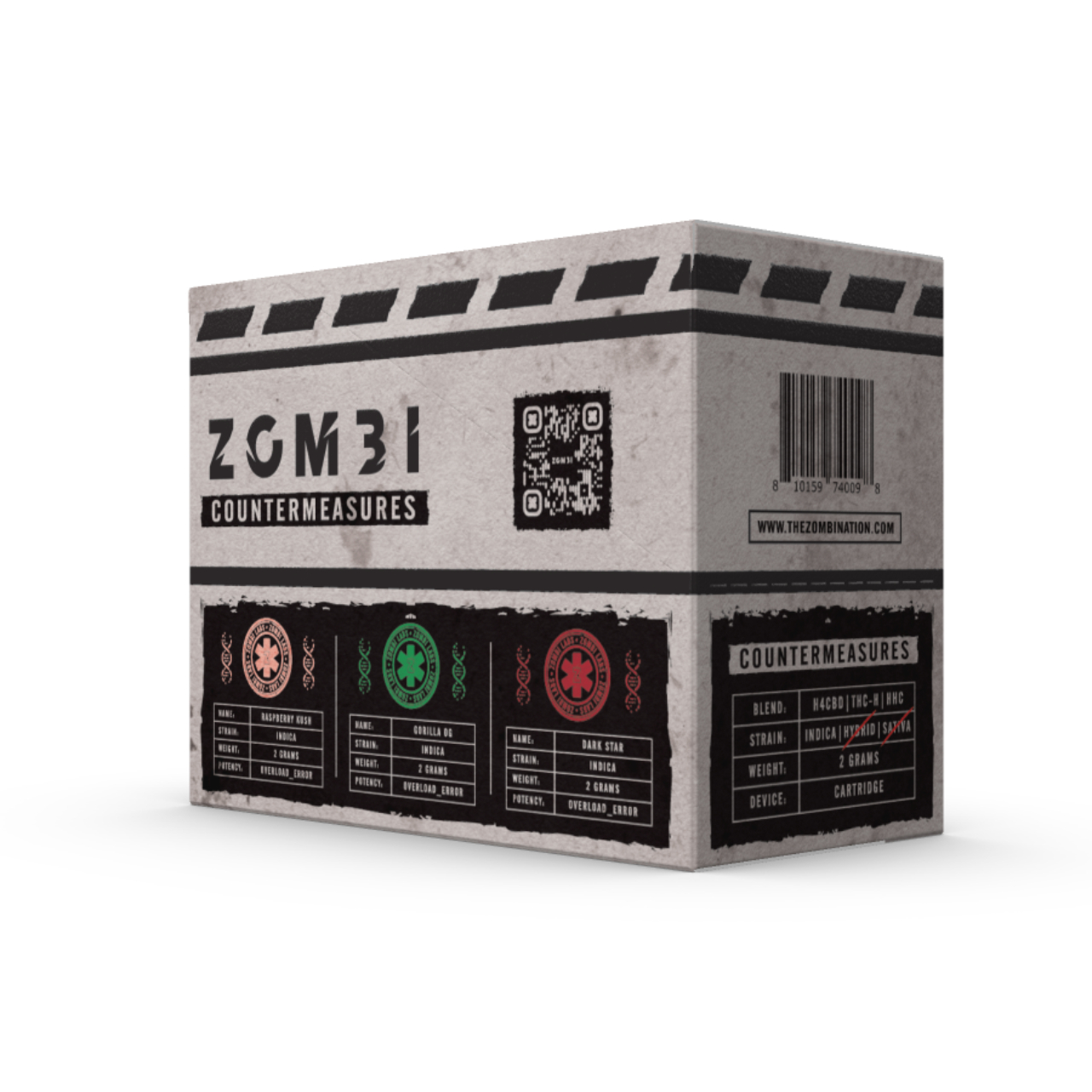 Zombi Countermeasures Cartridge Combo Pack - 2 X 3 = 6G