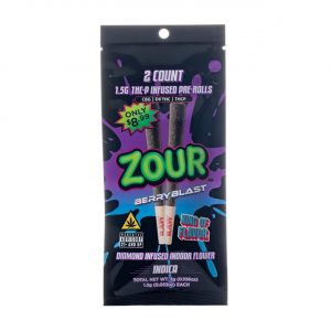 Zour Stash THCP Infused Pre-Priced Prerolls 1.5G – 2CT