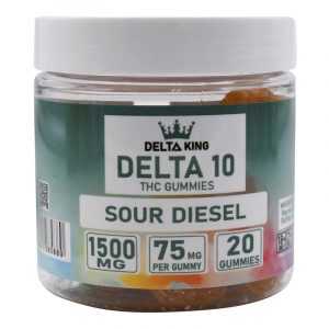 Delta King Delta 10 1500mg Gummies - 20ct/Jar - Image 13