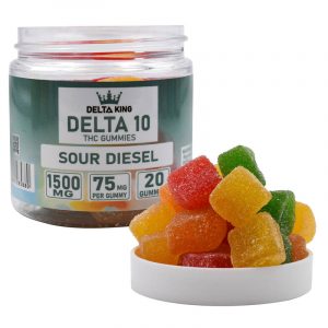 Delta King Delta 10 1500mg Gummies - 20ct/Jar - Image 14