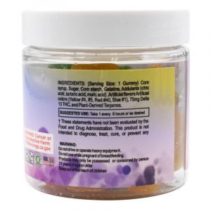 Delta King Delta 10 1500mg Gummies - 20ct/Jar - Image 3