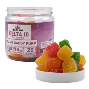 Delta King Delta 10 1500mg Gummies - 20ct/Jar - Image 34