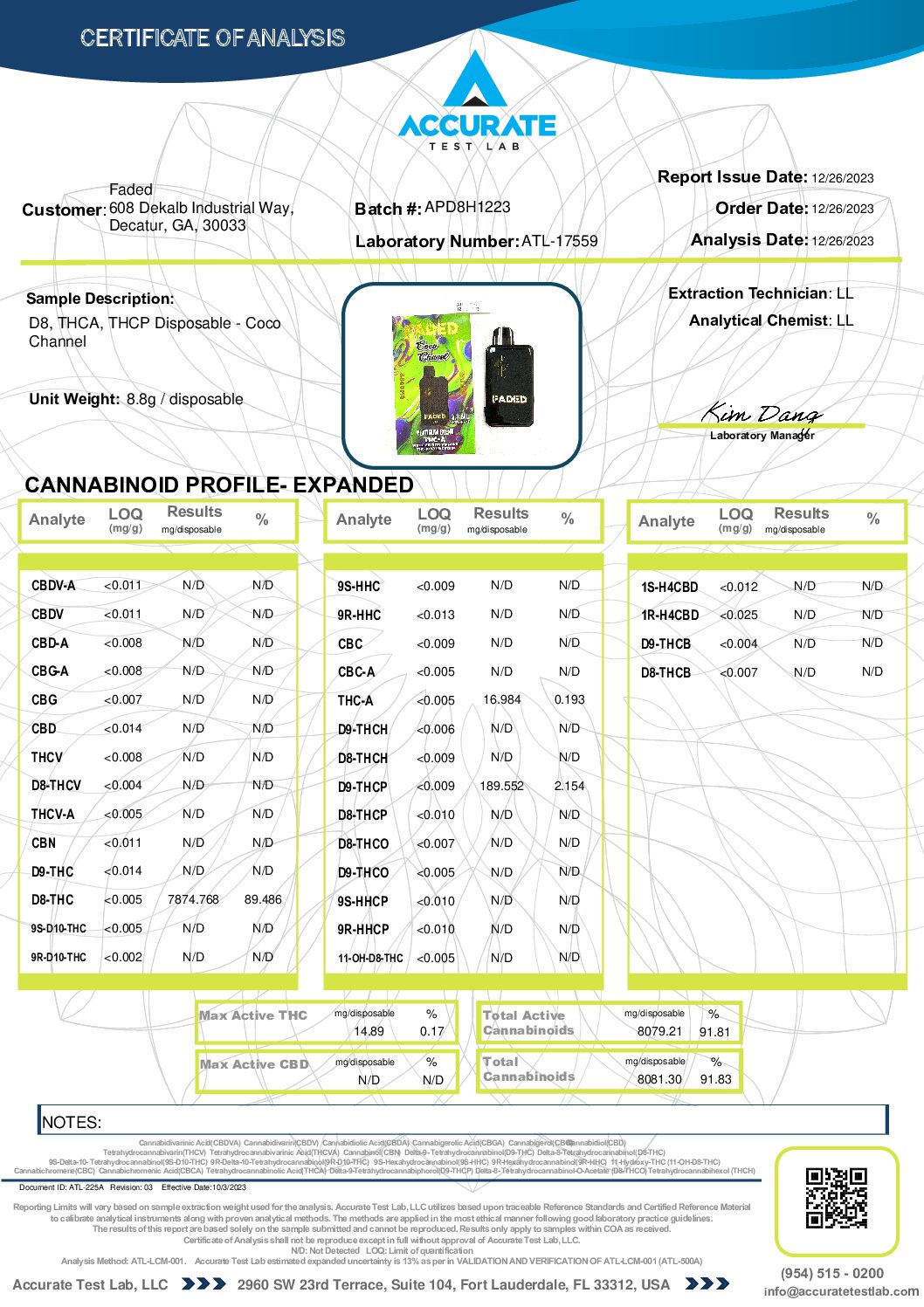 Faded Platinum Blend THC-A THC-P Delta 8 Disposable - 8.8ml - Image 13