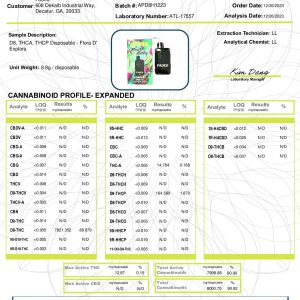 Faded Platinum Blend THC-A THC-P Delta 8 Disposable - 8.8ml - Image 14