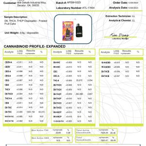Faded Platinum Blend THC-A THC-P Delta 8 Disposable - 8.8ml - Image 15