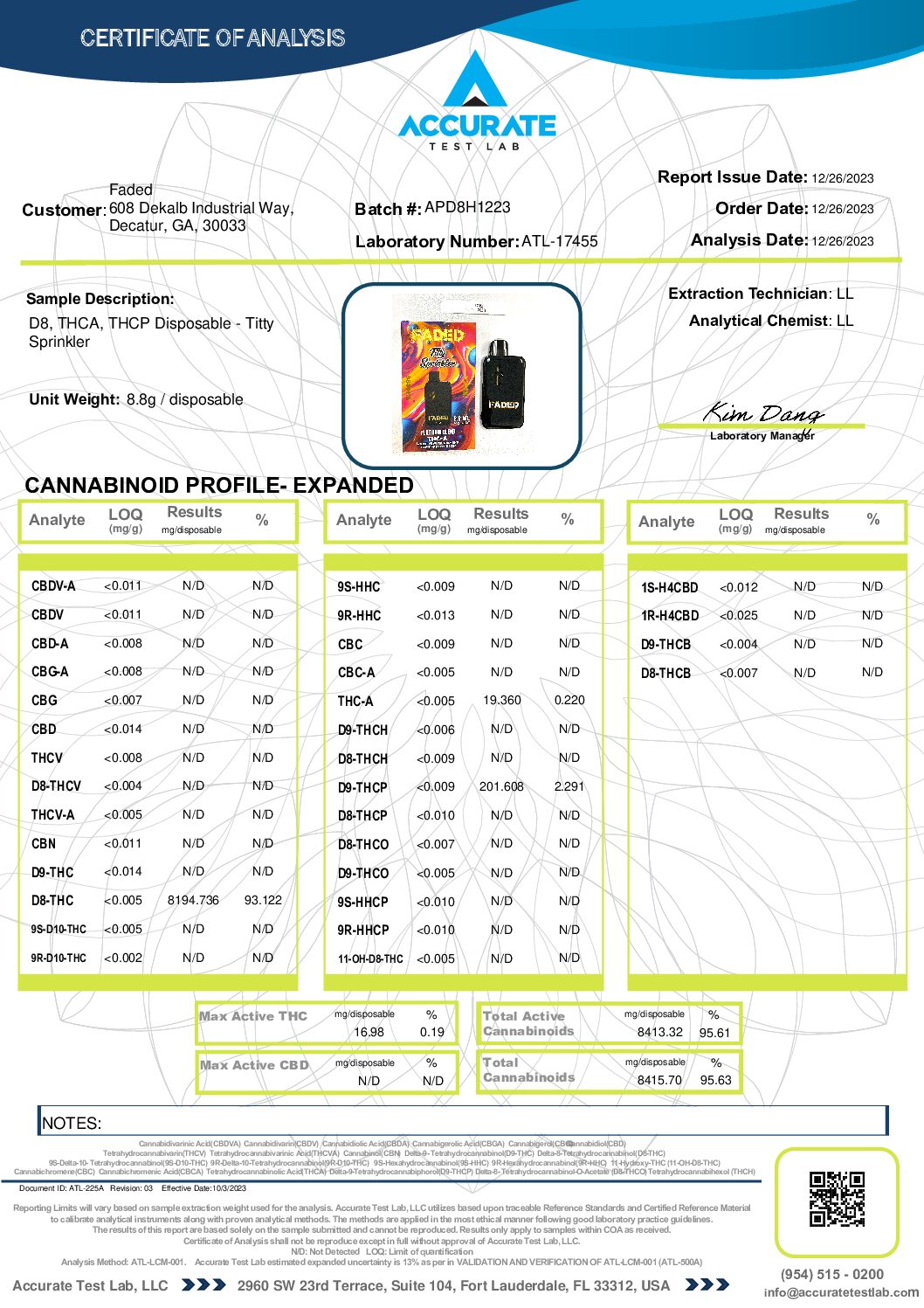 Faded Platinum Blend THC-A THC-P Delta 8 Disposable - 8.8ml - Image 11