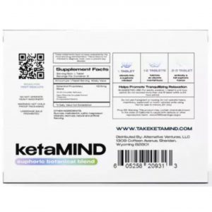 Alternative view of ketaMIND Euphoric Botanical Blend Tablet 3CT- 675MG