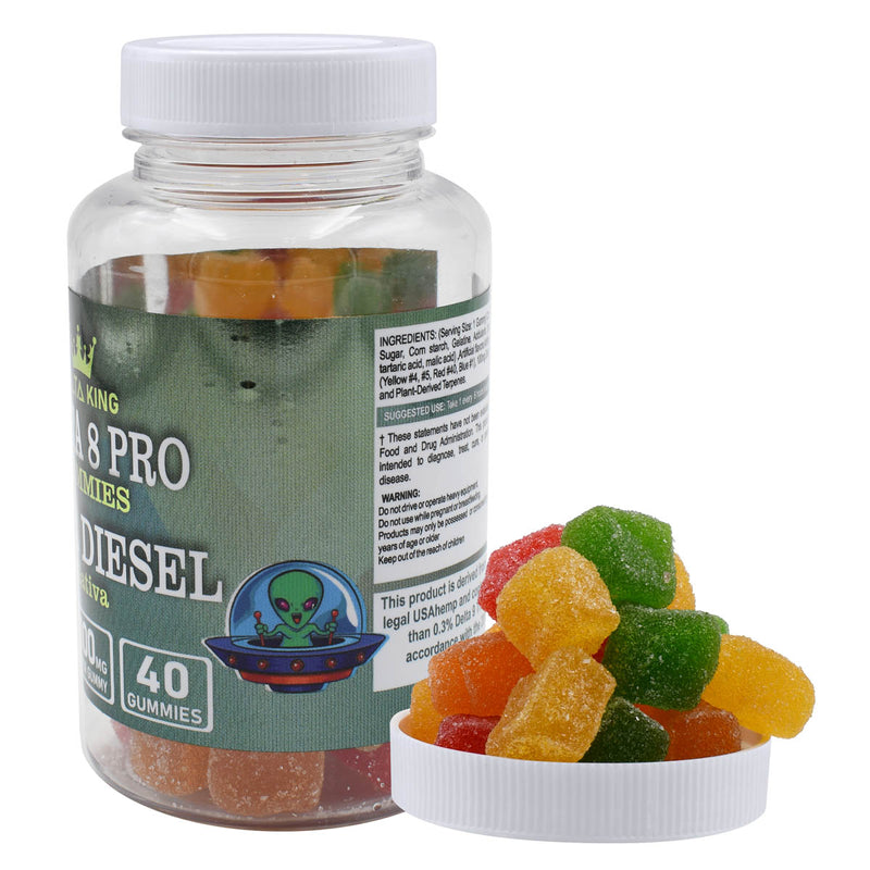 Delta King Delta 8 Pro 4000mg Gummies - 40ct - Image 30