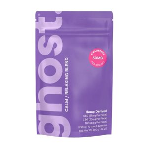 Alternative view of Ghost Wellness Blend Calm/Relaxing Gummies 500MG – 10CT
