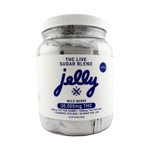Jelly THC Sugar Blend Gummies Jar 30,000MG