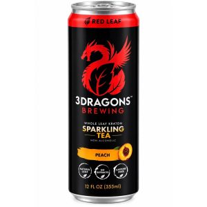 3 Dragons Brewing Kratom Sparkling Red Leaf Tea - Image 3