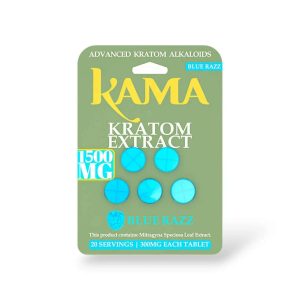 KAMA Kratom Extract Tablets 1500MG – 5CT