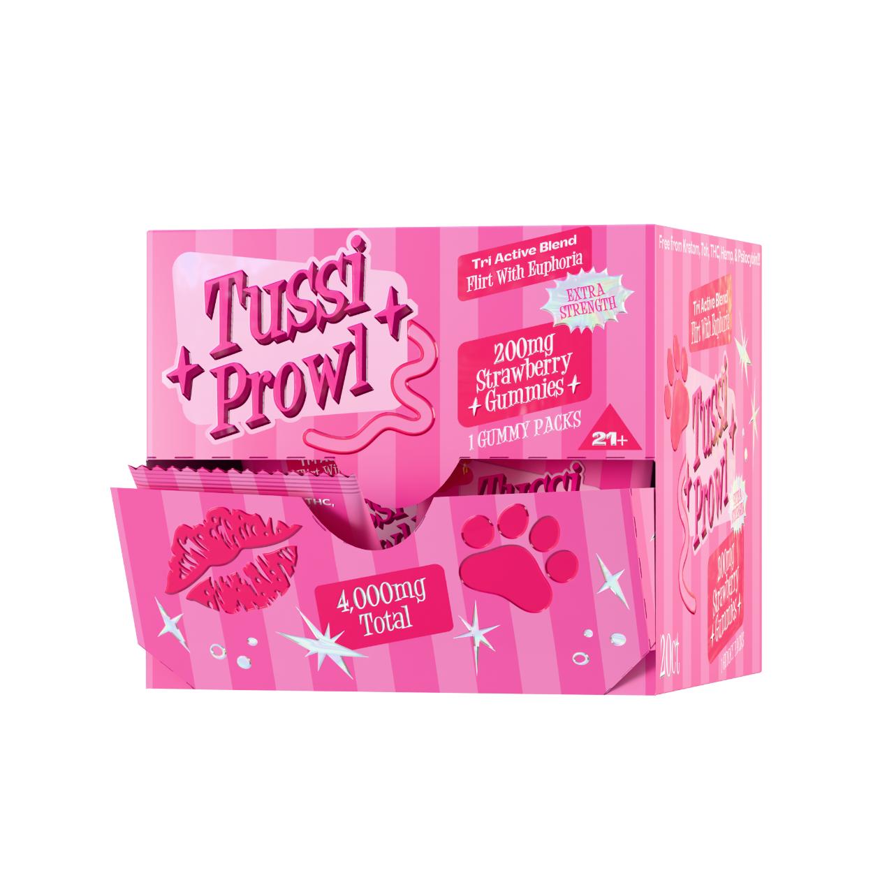 Tussi Prowl Euphoria Extra Strength Blend Gummies 4000MG -20CT Strawberry